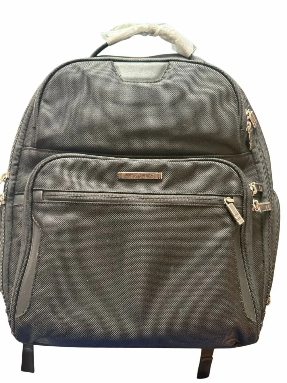 NWT Briggs & Riley black backpack